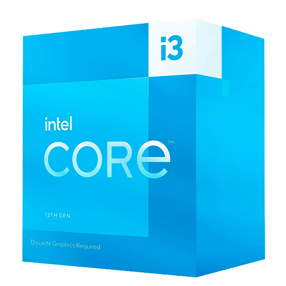 PROCESADOR INTEL CORE I3 13100F S/VIDEO C/COOLER - LGA1700