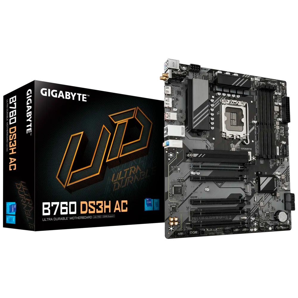 MOTHER GIGABYTE B760 DS3H AC DDR5 - LGA1700