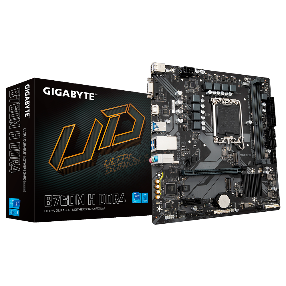 MOTHER GIGABYTE B760M H DDR4 - LGA1700