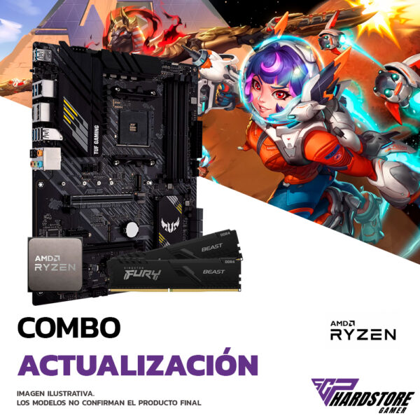 Combo Actualización SCP Ryzen 5 5600XT B55 16GB 2x8 3200 MHz RGB - AMD AM4