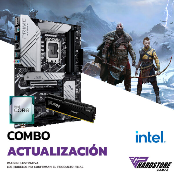 Combo Actualización SCP (LGA1700) Core i9 14900KF Z790 DDR5 32GB 2x16 6000 MHz RGB Water 360MM  RGB - INTEL