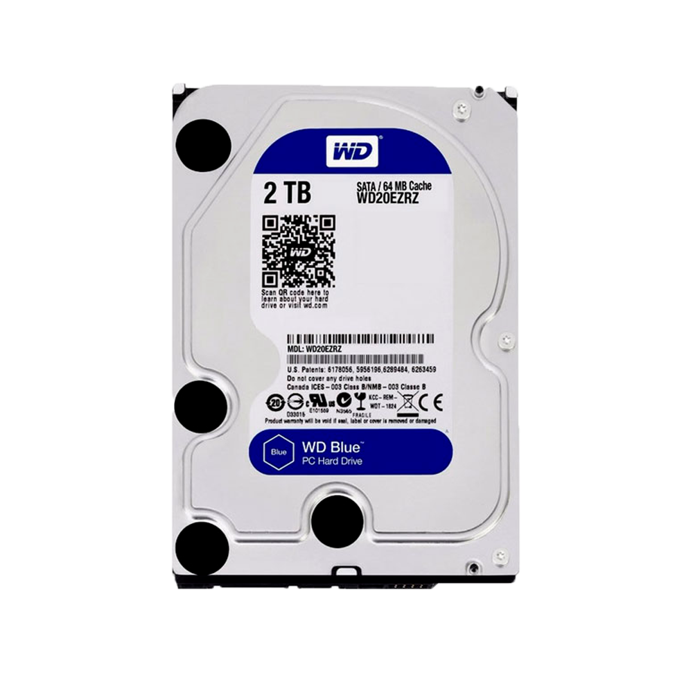 DISCO HDD WESTERN DIGITAL 2TB 3.5" BLUE SATA 64MB 5400