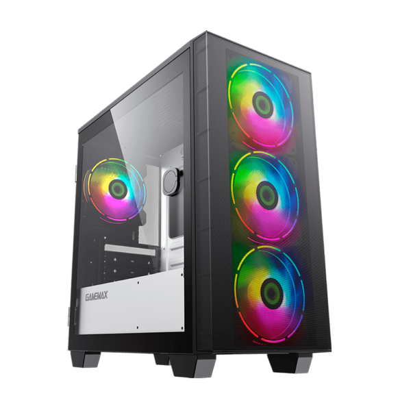 Gabinete GAMEMAX Aero Mini 4*Fan ARGB M-ATX