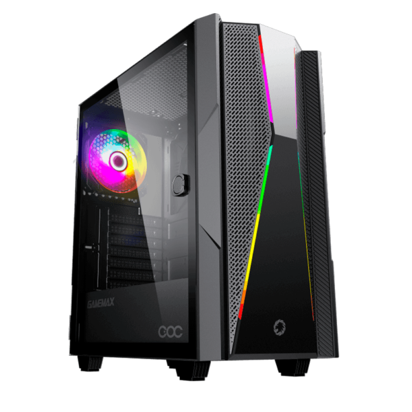 Gabinete GAMEMAX Typhoon COC Fan ARGB ATX