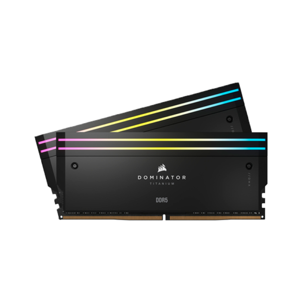 Memoria RAM DDR5 CORSAIR 32GB (2x16GB) 6000 MHz Dominator Titanium RGB CL30 AMD Expo / INTEL XMP