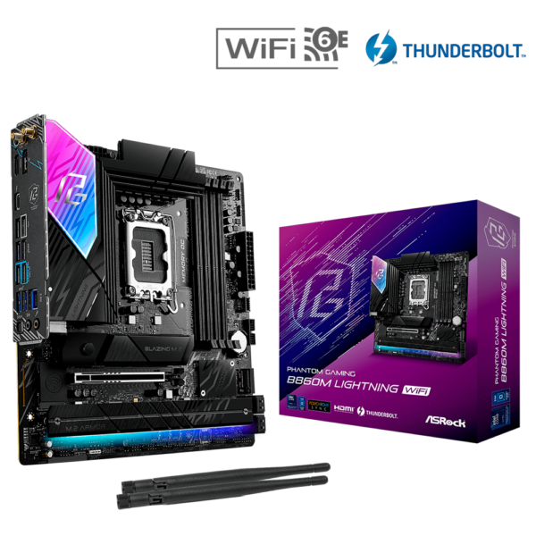 Mother ASRock B860M Lightning WIFI DDR5 - LGA 1851