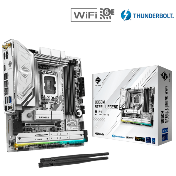 Mother ASRock B860M Steel Legend WIFI DDR5 - LGA 1851