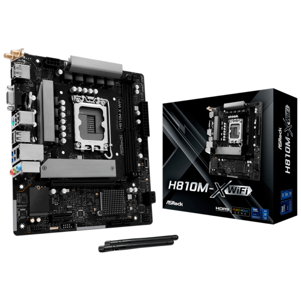 Mother ASRock H810M-X WIFI DDR5 - LGA 1851