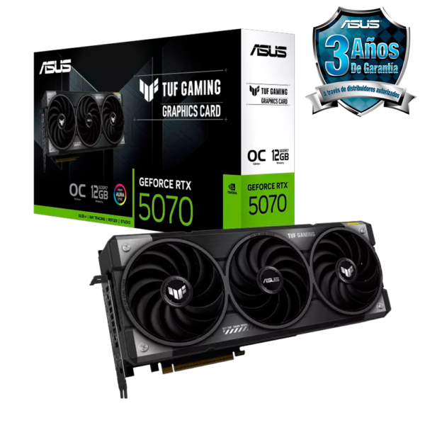 Placa de Video ASUS TUF GeForce RTX 5070 Gaming 12GB GDDR7