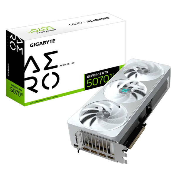 Placa de Video GIGABYTE GeForce RTX 5070 Ti Aero OC SFF 16GB