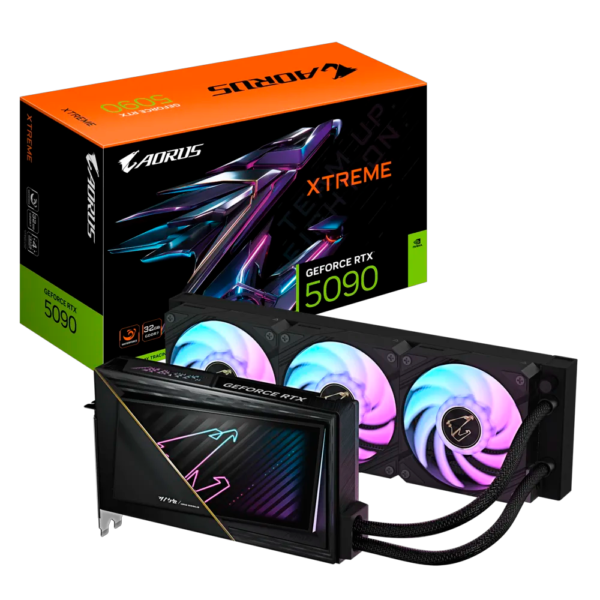 Placa de Video GIGABYTE GeForce RTX 5090 Aorus Xtreme WaterForce 32GB