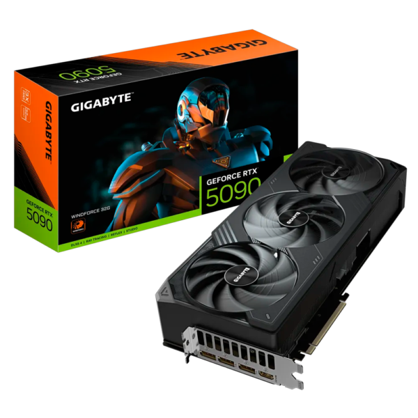 Placa de Video GIGABYTE GeForce RTX 5090 WindForce 32GB