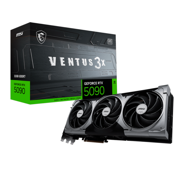 Placa de Video MSI GeForce RTX 5090 Ventus 3X OC 32GB