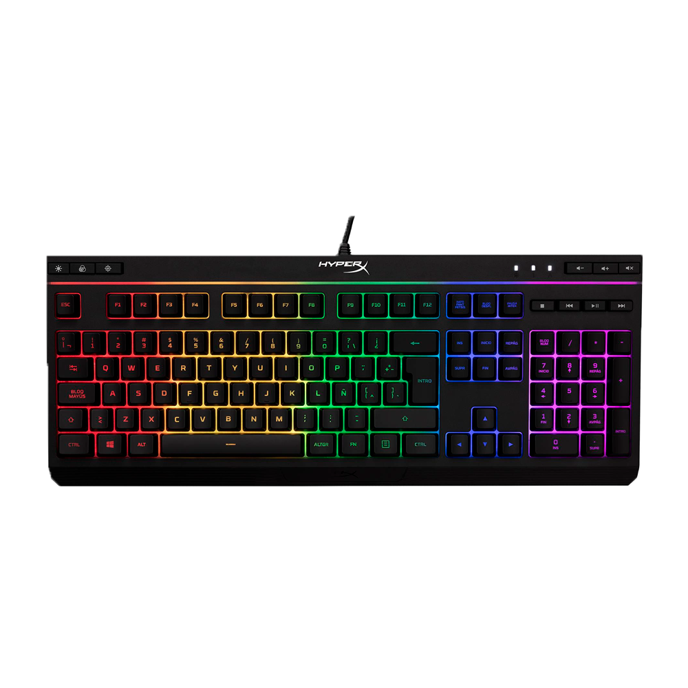 TECLADO GAMER HYPERX ALLOY CORE (HX-KB5ME2-LA) RGB