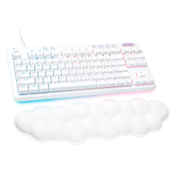 Teclado Logitech G713 Aurora White Linear  RGB 920-010670