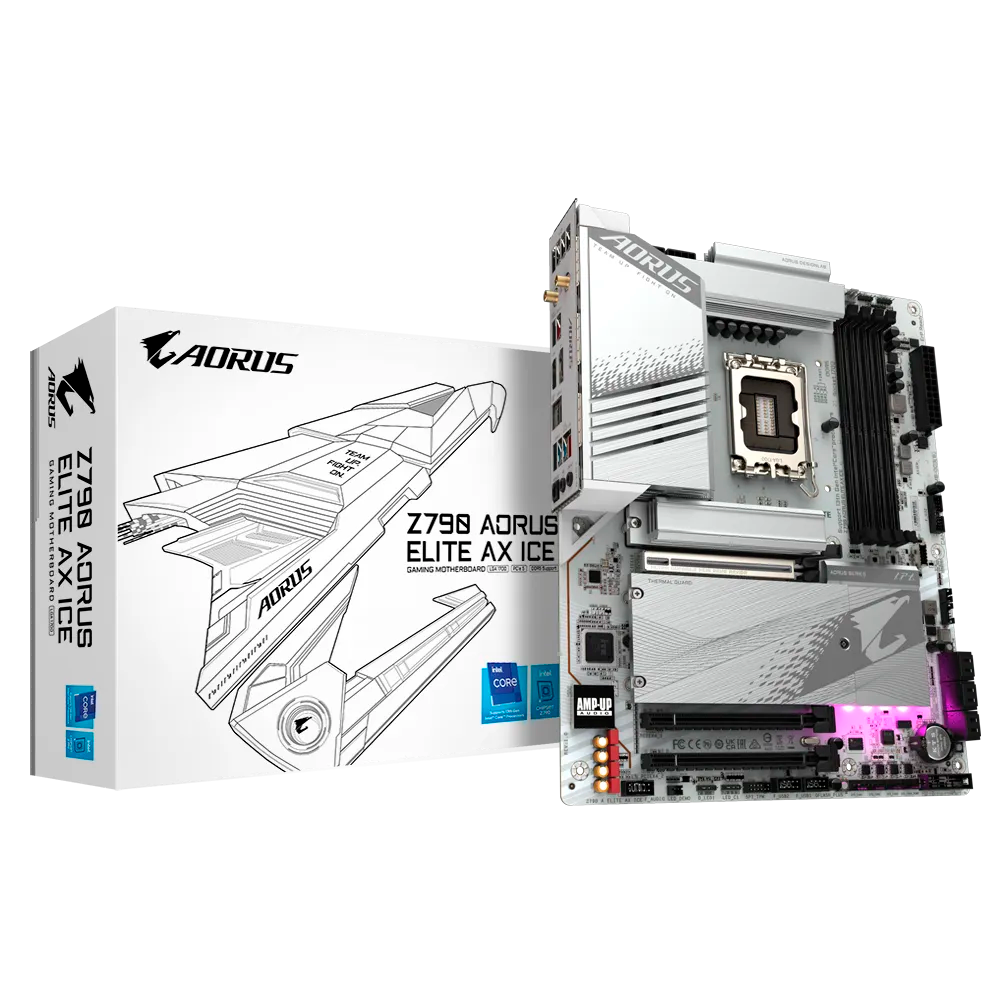 MOTHER GIGABYTE Z790 AORUS ELITE AX ICE DDR5 - LGA1700