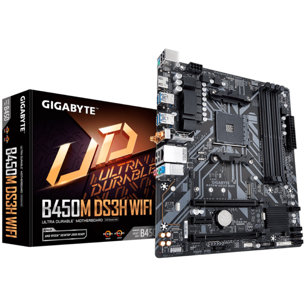 Mother GIGABYTE B450M DS3H WIFI - AM4