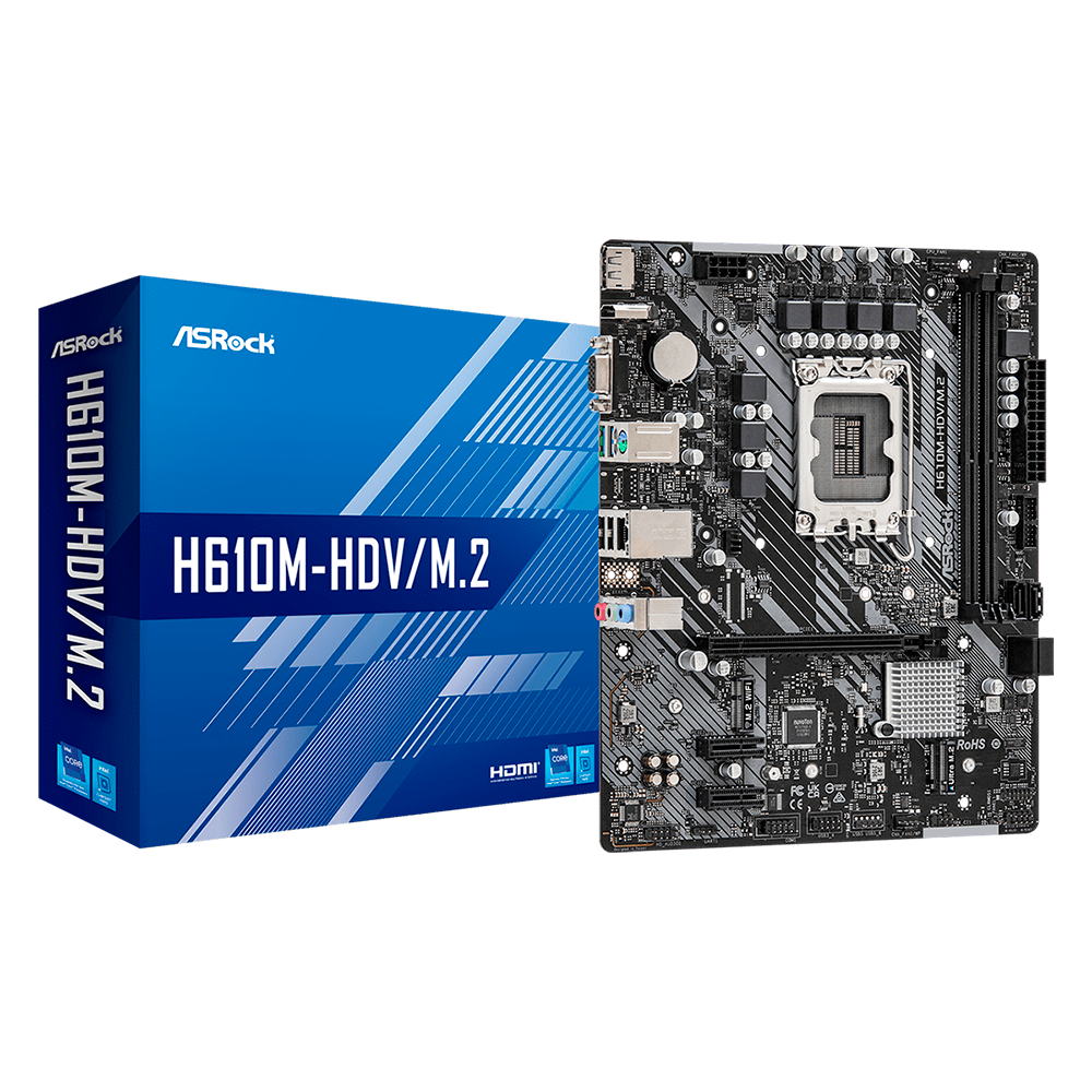 MOTHER ASROCK H610M HDV M.2 DDR4 - LGA1700