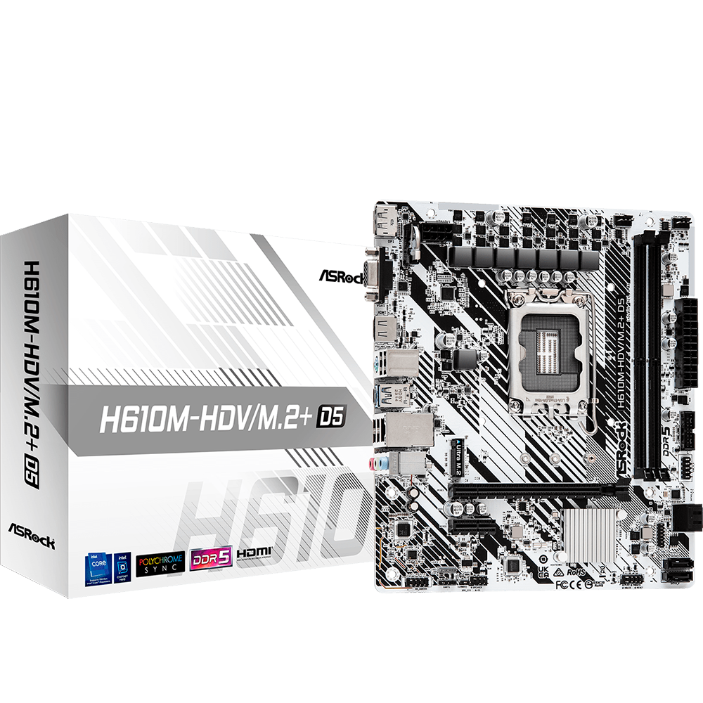 MOTHER ASROCK H610M HDV M.2 DDR5 - LGA1700